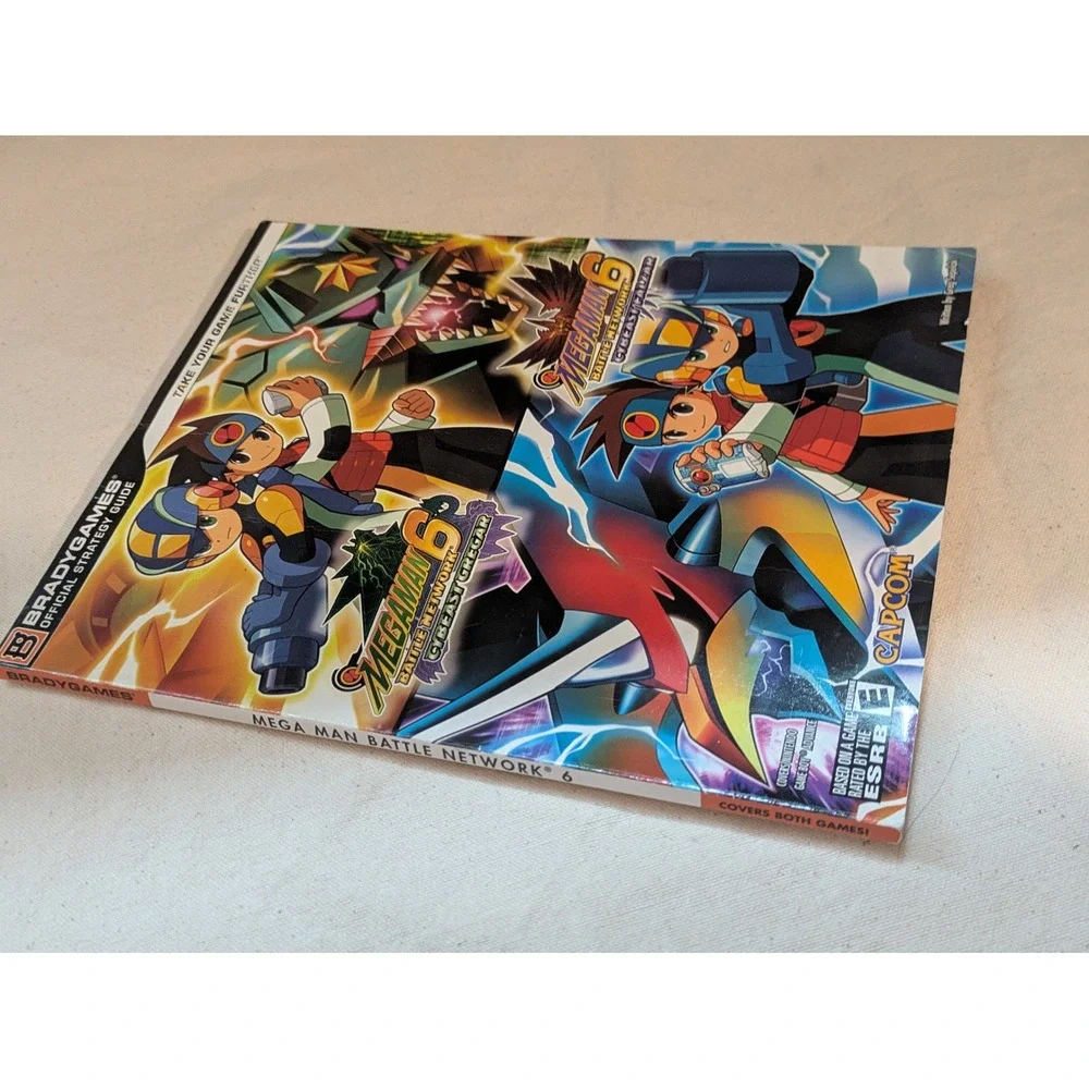Mega Man Battle Network 6 Cybeast Gregar Falzar BradyGames Strategy Guide GBA